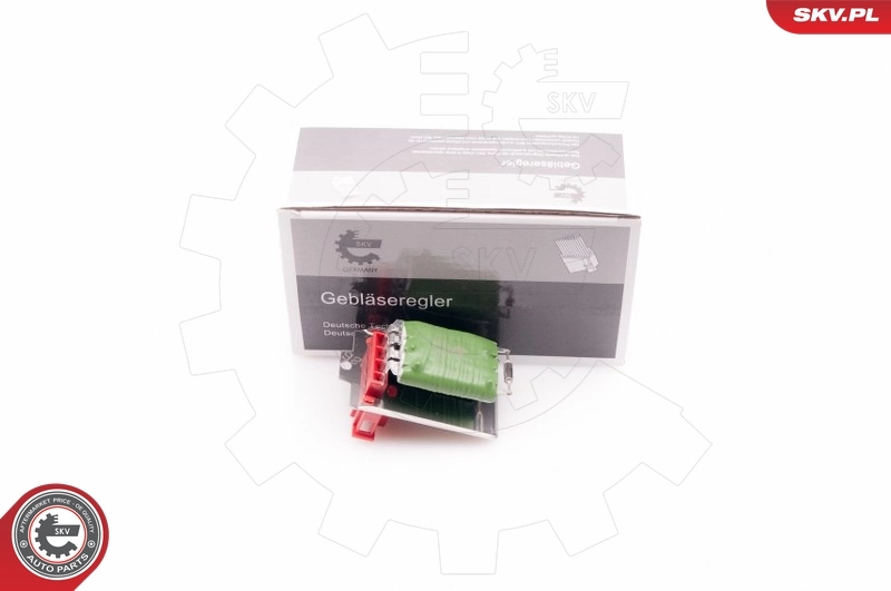 Resistor, interior blower